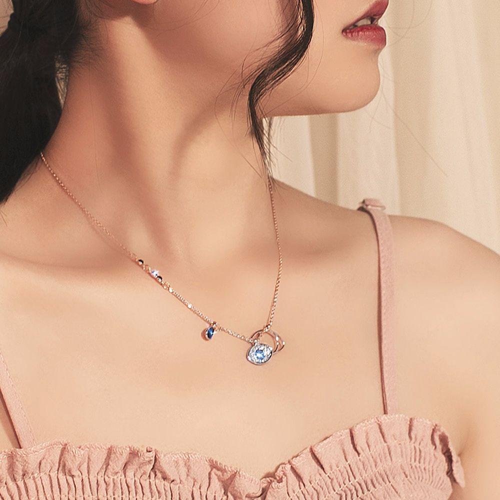 Vòng cổ Mặt Hình Mắt Quỷ Bằng Hợp Kim Phong Cách Hàn Quốc Ngọt Ngào Cho Nữ