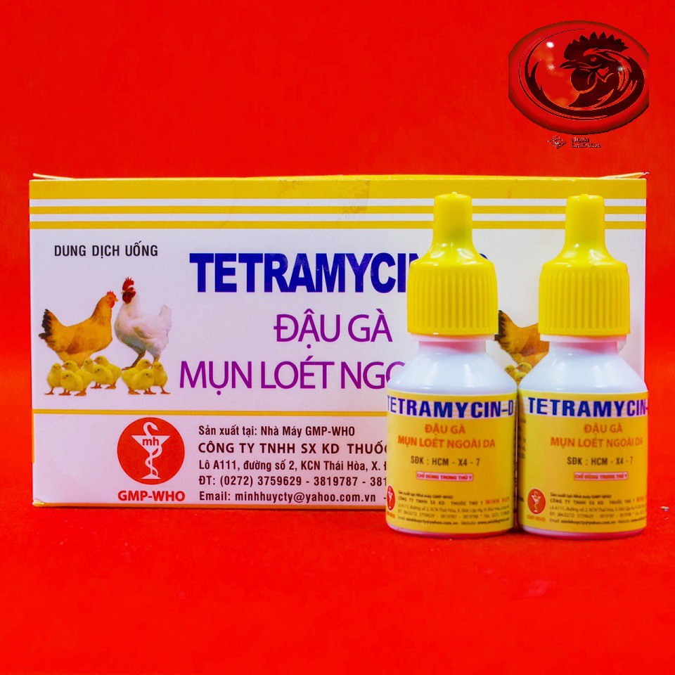 TETRAMYCIN đặc trị đậu gà
