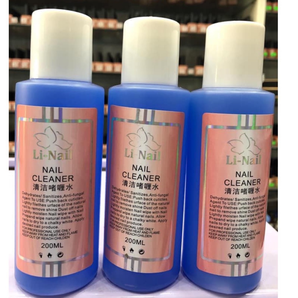 Nước lau gel Li-nail chính hãng (200ml) có mùi thơm