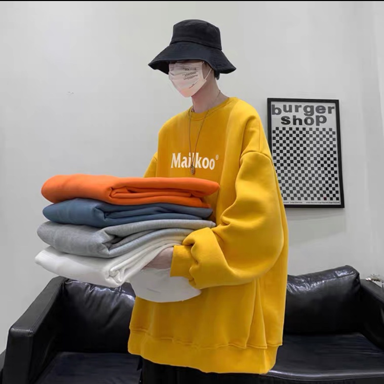 Áo Sweater Nam nu form rong - In Mailkoo SW14