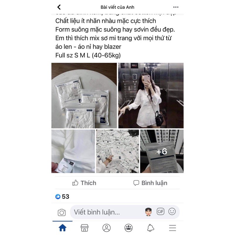 áo sơ mi gu