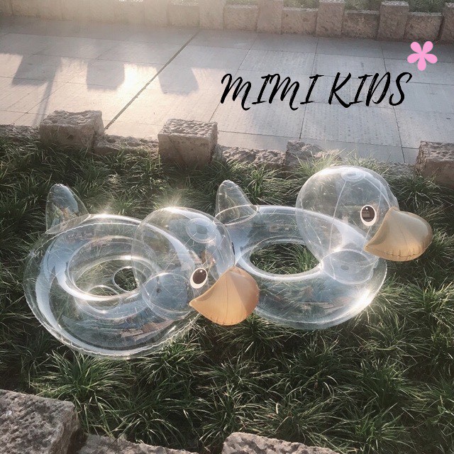 Phao bơi vịt trong suốt cho bé Mimi Kids PB04