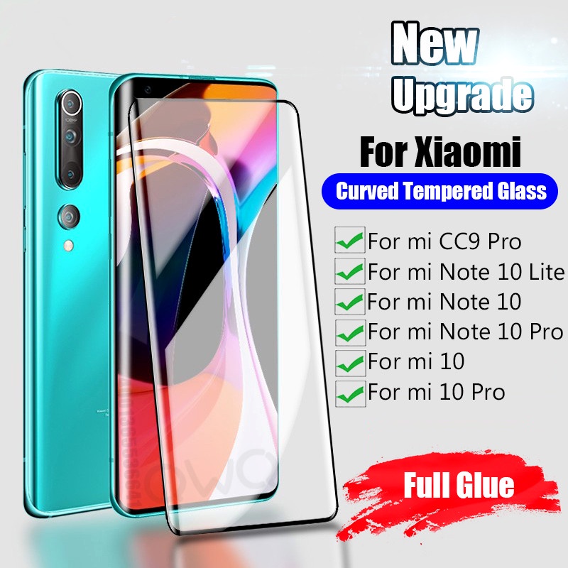 Film cường lực bảo vệ toàn màn hình Xiaomi Mi CC9 Pro/Note 10 Pro/Note 10 Lite/Mi 10 Pro 5G/Mi 10 Ultra