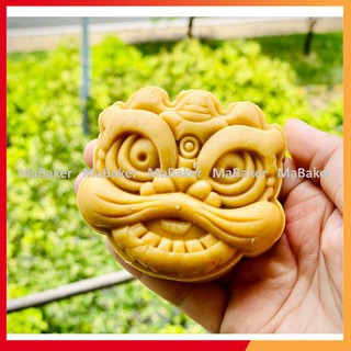 [TẶNG 1 BỘ 2020] Khuôn bánh trung thu hình đầu Kỳ Lân 1 mặt 150g-180g cao cấp, mẫu mới 2021 - MaBaker