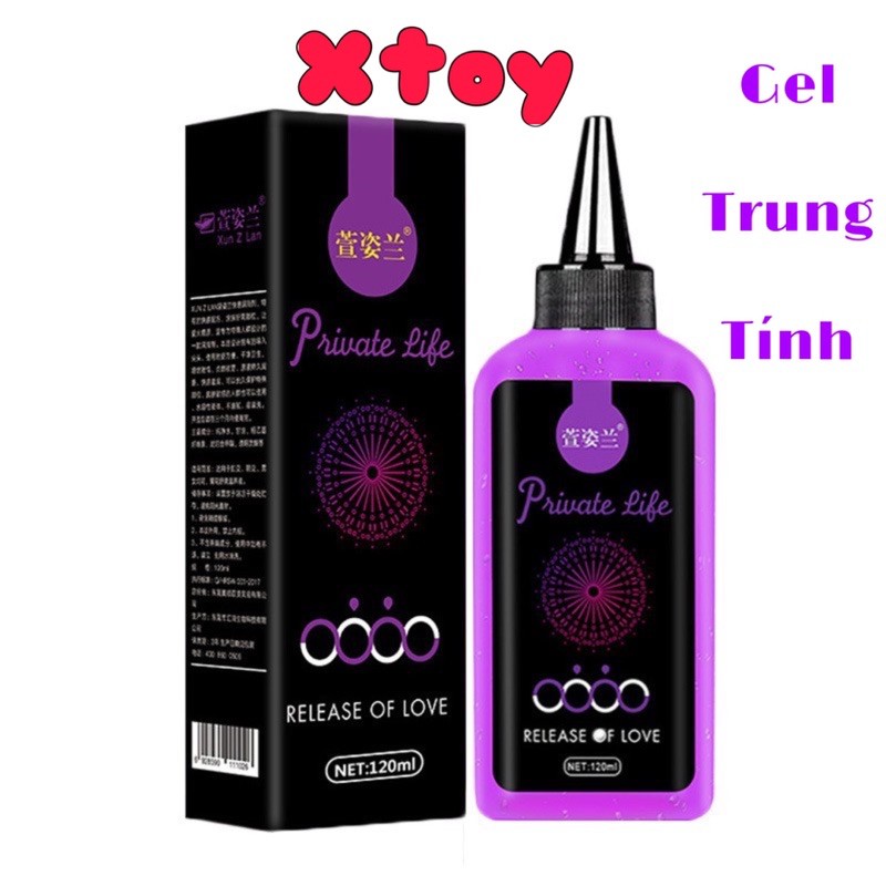 Gel Bôi Trơn Private Life Tím Trung Tính Giảm Đau Cho Gay - 120ml