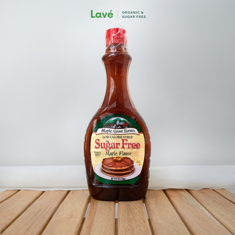 Siro-SYRUP Lá Phong 0 đường MAPLE GROVE (EAT CLEAN , KETO , DAS ) - 710ml