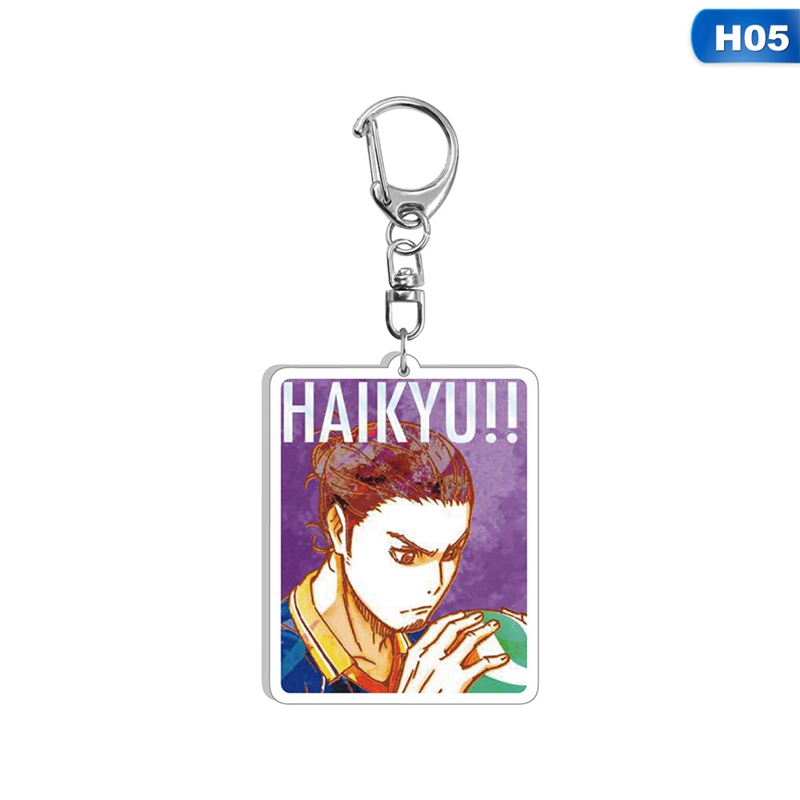 flowersqueen Móc Khóa Hình Nhân Vật Haikyuu Dễ Thương