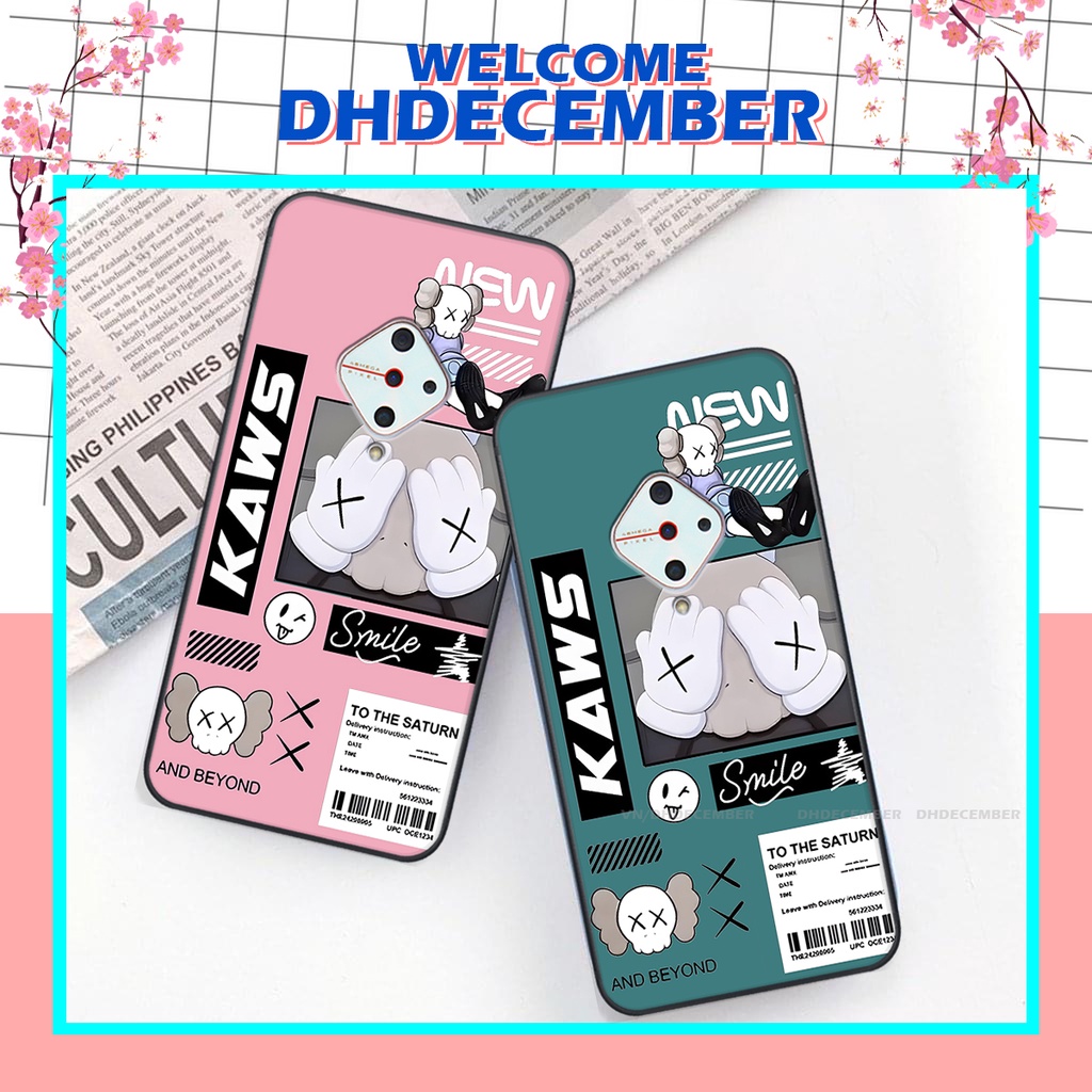 Ốp lưng Vivo S1 PRO in hình gấu K@ws, gấu nâu, dor@emon RẺ- ĐẸP- BỀN