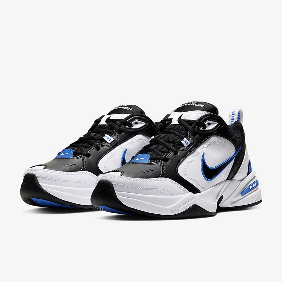 Giày Thể Thao Nike Hàng Chính HãngGiày Sneaker Nike Air Monarch IV White Black Red /White Blue - Simple Sneaker