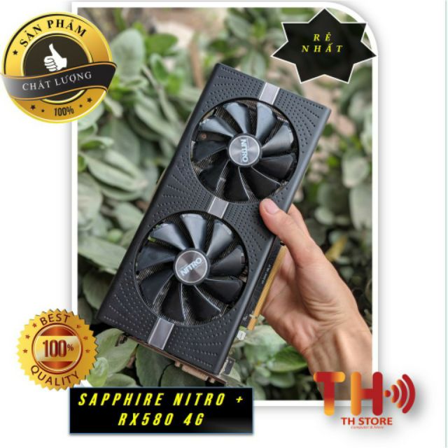 Card màn hình VGA Shapphire Nitro Rx570 oc 8Gb , 580 8gb Hàng đẹp3 | BigBuy360 - bigbuy360.vn