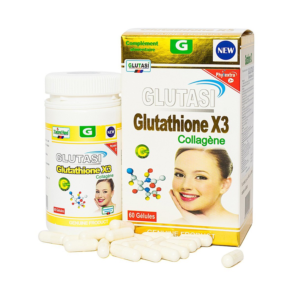 (NHẬP KHẨU) VIÊN UỐNG COLLAGEN - GLUTASI COLLAGEN