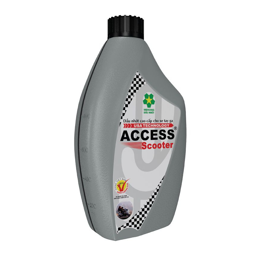 [Free Ship Xtra] Combo nhớt xe tay ga cao cấp ACCESS Scooter 800ml tặng nhớt hộp số Motul Gear Oil 120ml