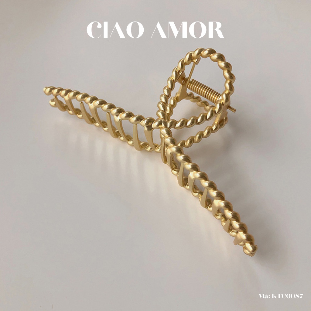Kẹp tóc càng cua, Kẹp tóc nữ đơn giản hottrend Phụ kiện tóc Ciao Amor - KTC0087