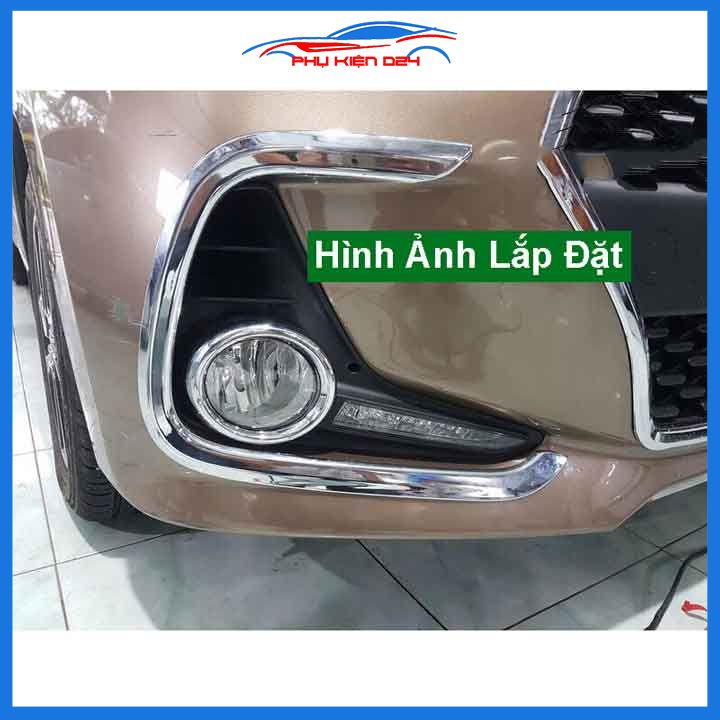 Ốp viền đèn gầm trước sau xe  i10 Hatchback 2017-2018-2019-2020-2021 mạ Crom chống trầy trang trí làm đẹp xe