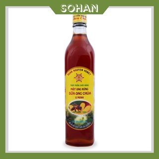 Mật Ong Rừng Sữa Ong Chúa U Minh chai 500ml - Sohan Food