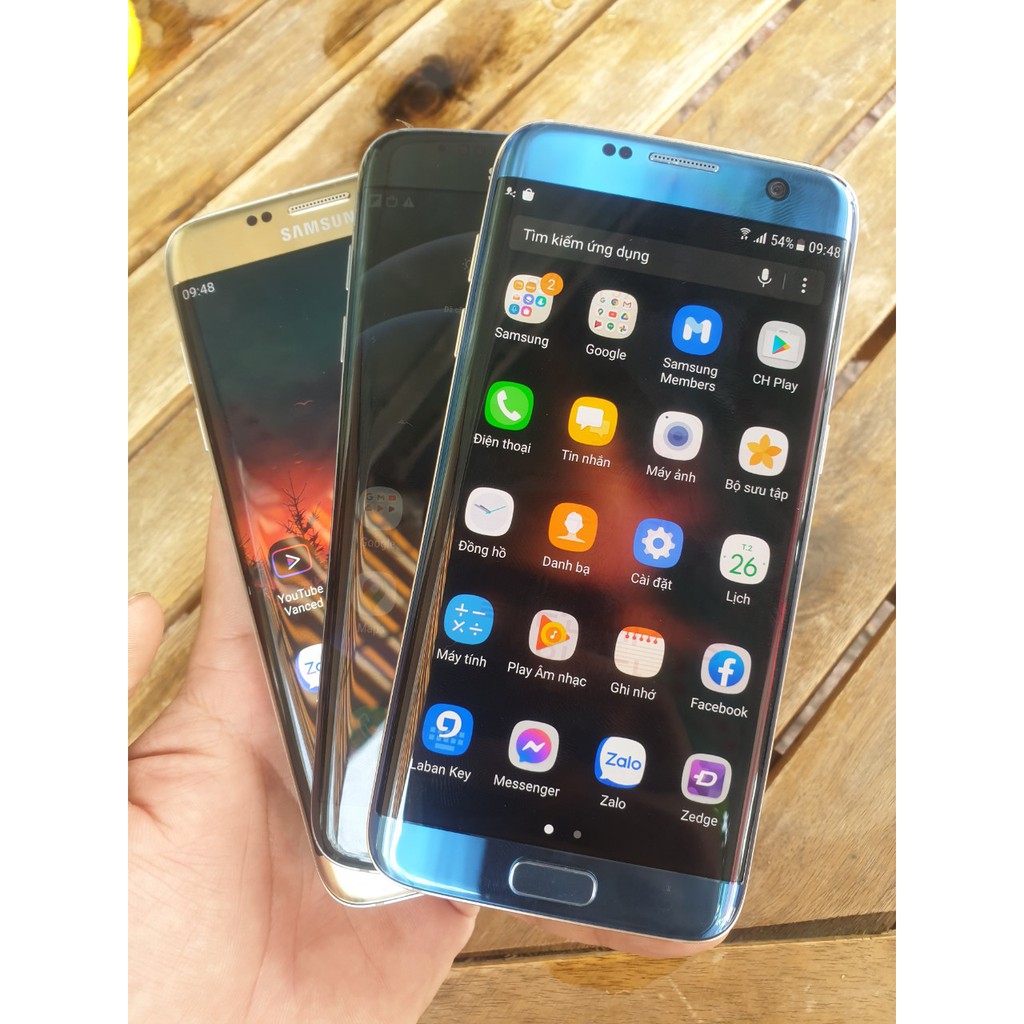 Điện thoại Samsung Galaxy S7 Edge Hàn - màn hình cong 5.5'' Ram 4GB / Rom 32GB cao cấp thời trang máy đã lên 2 sim | BigBuy360 - bigbuy360.vn