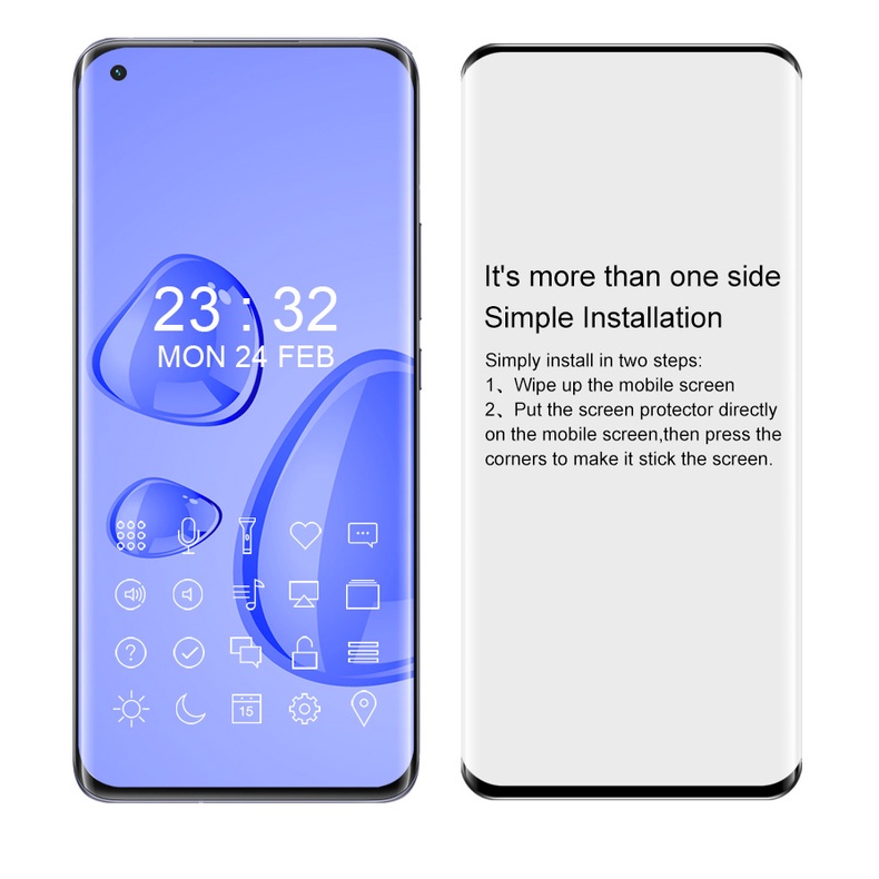 Kính cường lực IMAK bảo vệ màn hình cong 3D cho Xiaomi Mi 11 Ultra Mi11 Pro