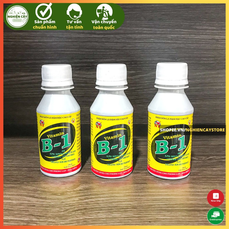 Phân bón lá siêu đậm đặc Vitamin B1 HVP kích rễ, ra hoa, chuyên dùng cho cây và hoa cảnh 100ml