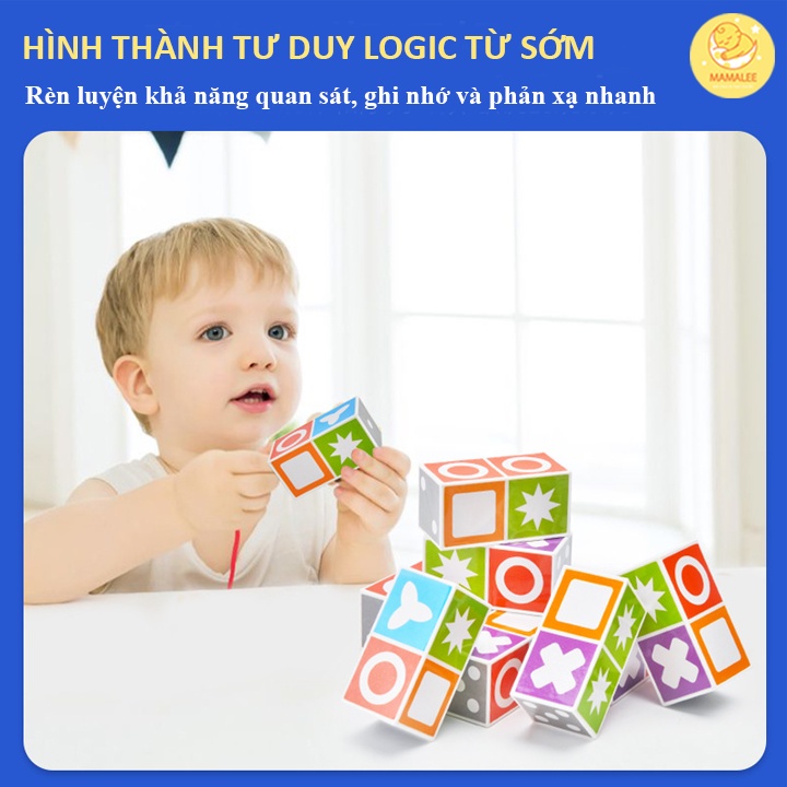 Đồ Chơi Board Game Xếp Hình Lập Phương Tư Duy Hình Khối Match Master - Đồ Chơi Giáo Dục Phát Triển Trí Thông Minh Cho Bé