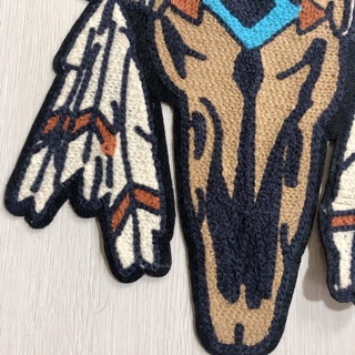 Sticker hình thêu bộ lạc (ko keo)
