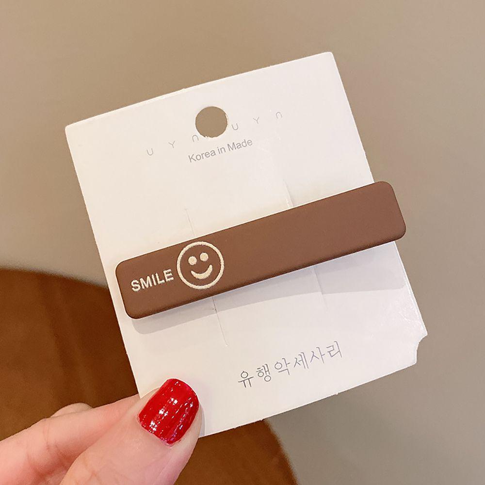 Kẹp Tóc Hình Mặt Mèo / Mặt Cười Đơn Giản Cho Nữ