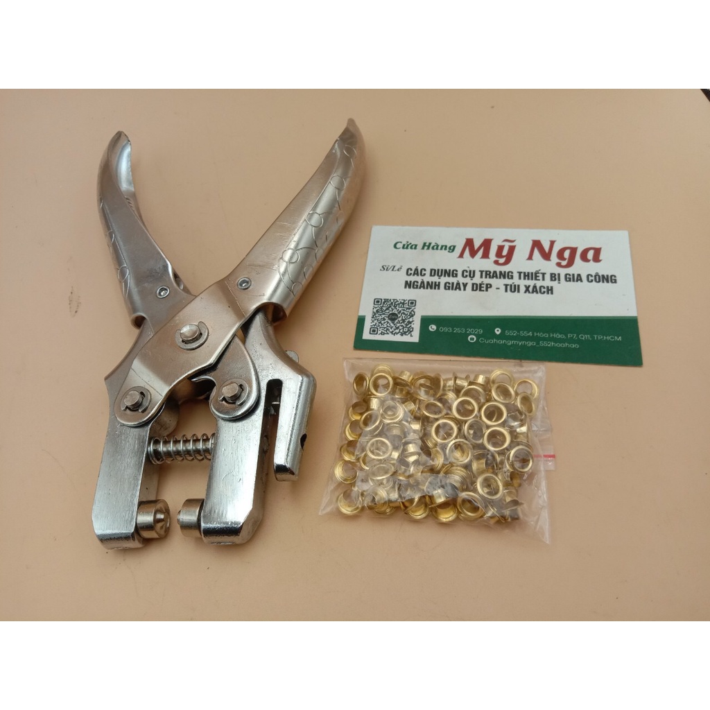 Kiềm bấm khoen và cuốn nút đa năng tiện dụng