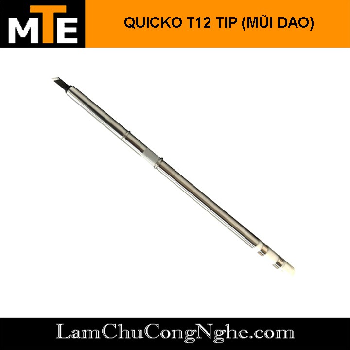 Mũi hàn dao, TIP hàn Quicko T12-K đen loại tốt 75W sử dụng cho trạm hàn T12