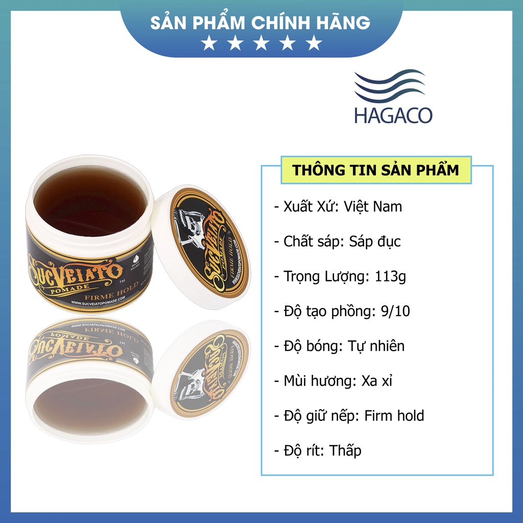 Sáp vuốt tóc Suavecito Chính Hãng-sáp giữ nếp tóc dành cho nam MN22
