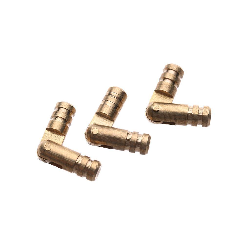 UUMIR Set 10 bản lề dạng ẩn bằng đồng nguyên chất mini gấp gọn thiết thực cho hộp đựng trang sức thùng rượu gỗ