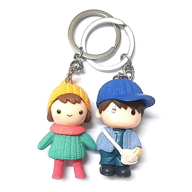 Móc Khóa Cặp Đôi Nam Nữ Siêu Dễ Thương