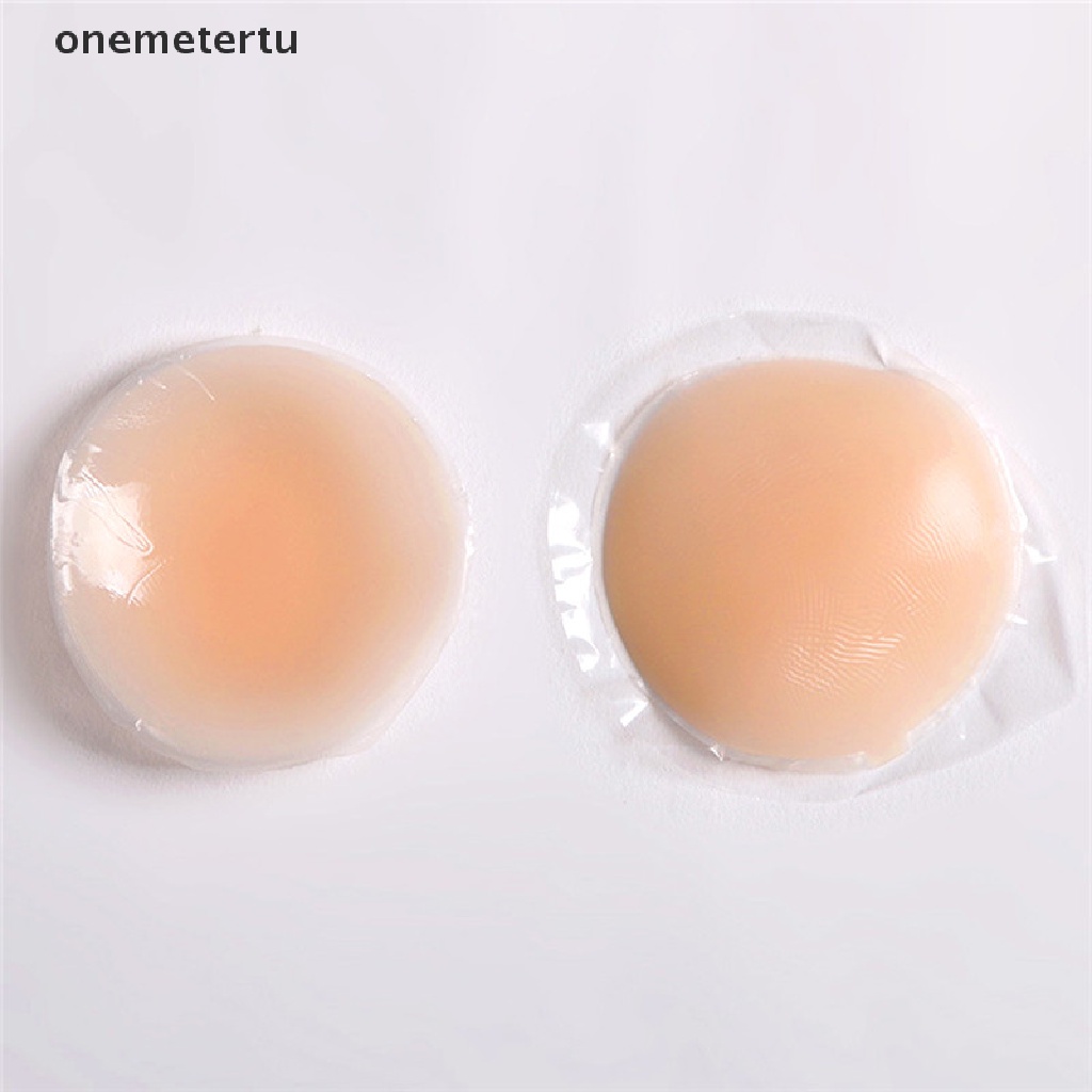 1 Cặp Miếng Dán Ngực Bằng Silicone Tự Dính Hình Cánh Hoa / Trái Tim