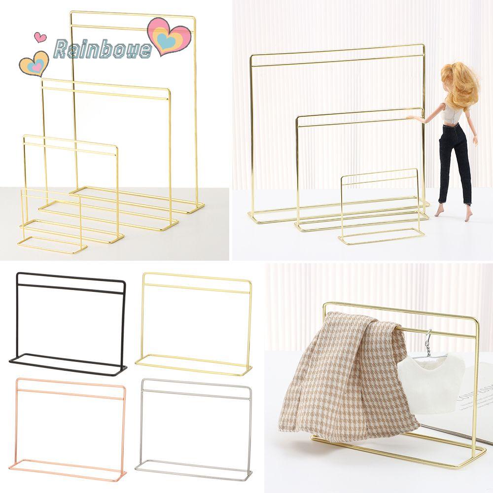 Giá treo quần áo búp bê bằng sắt 1/6 1/12