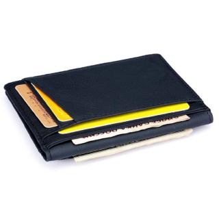 YINGSTAT Ví da mini siêu mỏng gập đôi