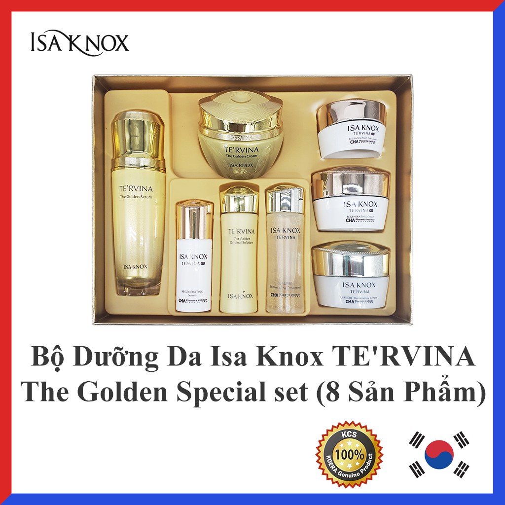 Bộ dưỡng da Isa Knox Tervina The Golden Special Set Gift