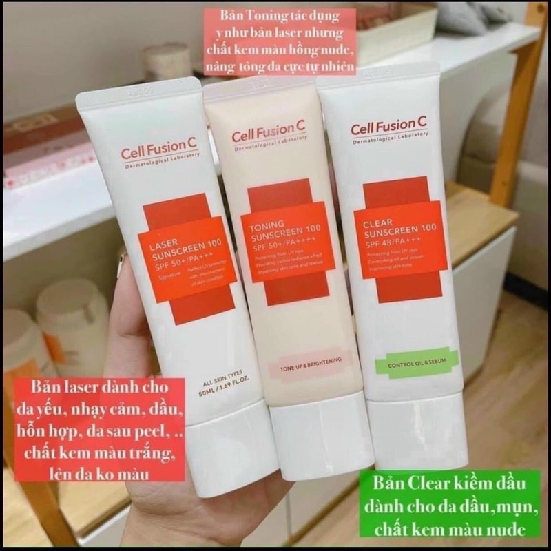 KEM CHỐNG NẮNG CELL FUSHION
