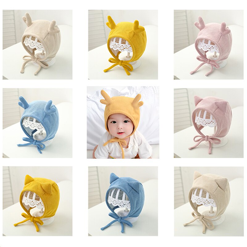 Nón Beanie Có Tai Hoạt Hình Dễ Thương Cho Bé