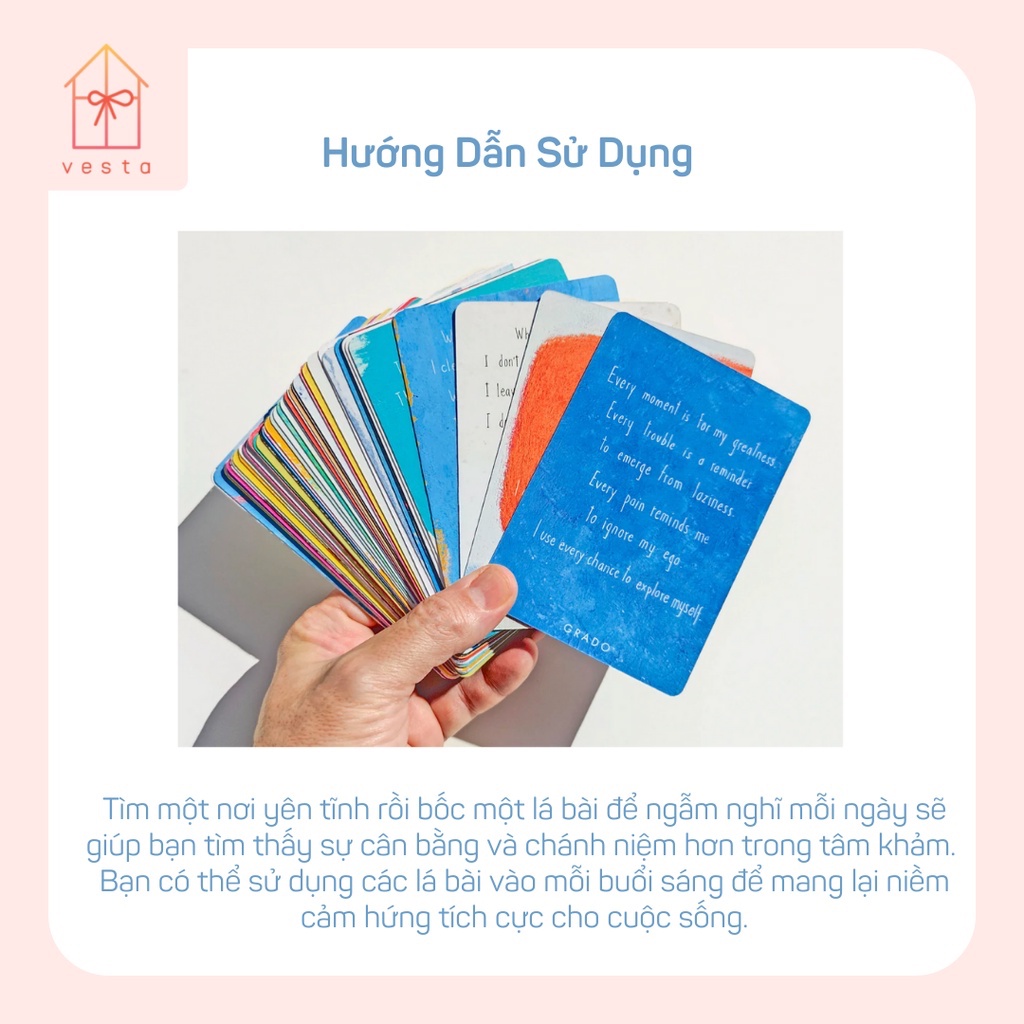 Thẻ bài truyền cảm hứng Oneness | Lá bài thức tỉnh tâm hồn gồm 48 lá