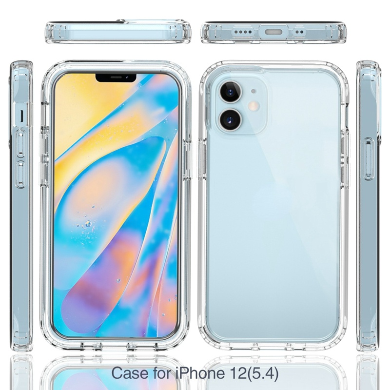 Ốp Điện Thoại Hai Lớp Trong Suốt Chống Sốc Cho iPhone 14 Pro Max 12 13 Pro Max 12 13 11 Pro Max X XS Max XR