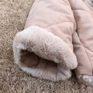 Áo phao lót lông thỏ Zara