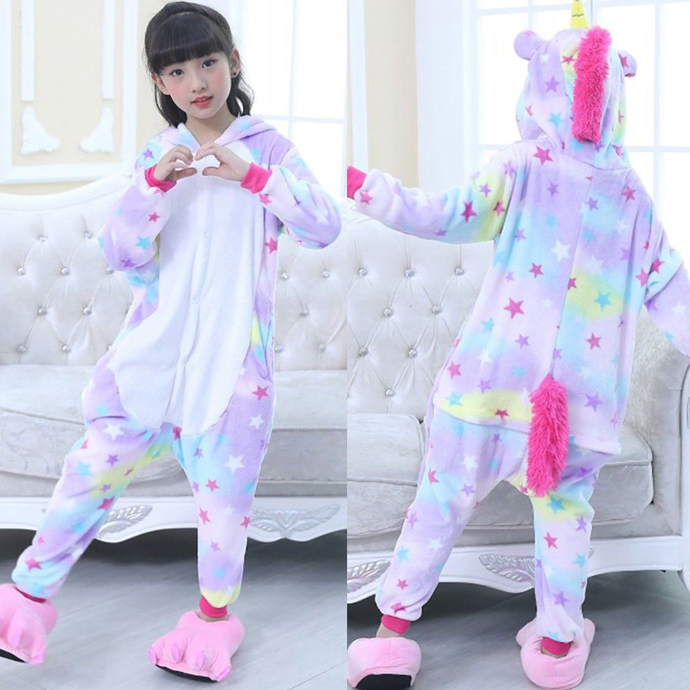 Unicorn bộ đồ ngủ chính thức đồ ngủ cho bé