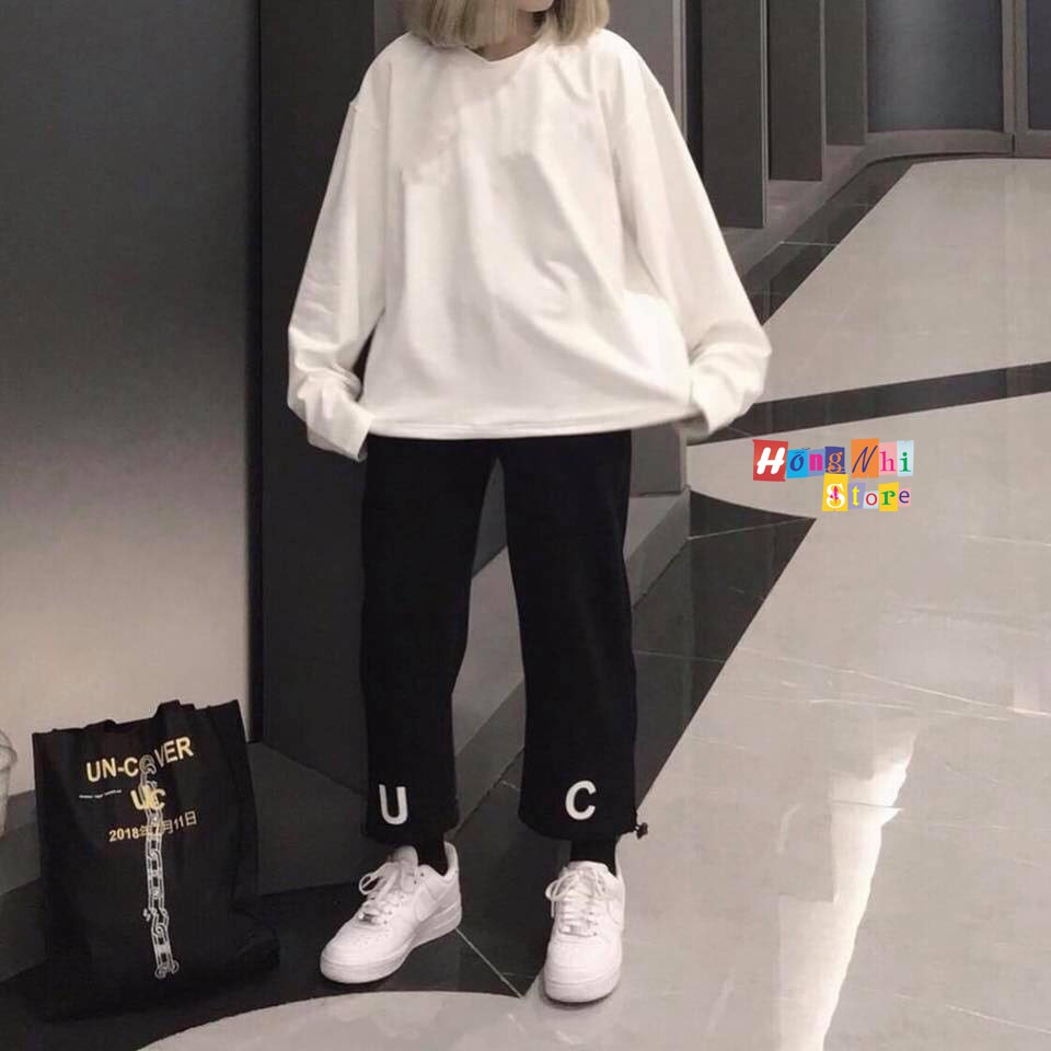 ÁO SWEATER TRƠN CHẤT NỈ LÓT BÔNG MÀU TRẮNG - SWEATER UNISEX - MM | BigBuy360 - bigbuy360.vn