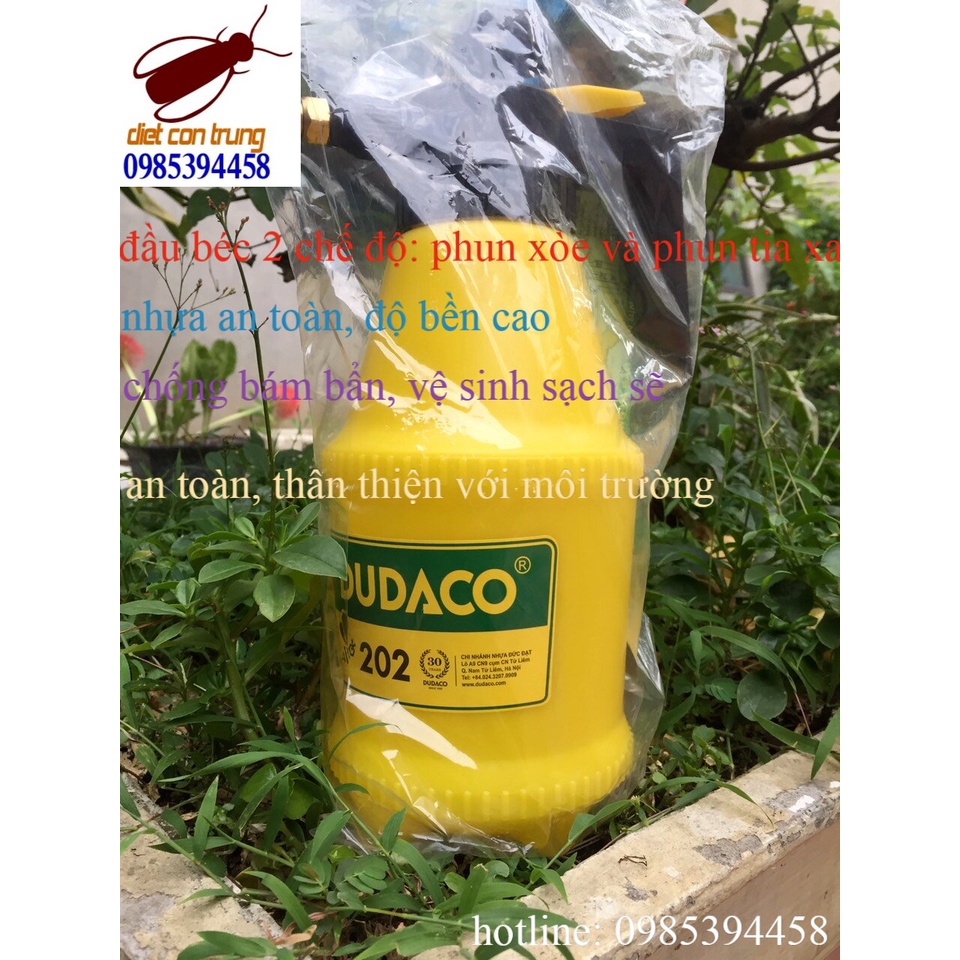 Bình tưới cây Dudaco 2L  - Hàng Chính Hãng 100% - Nhựa Đức Đạt - shop diệt côn trùng