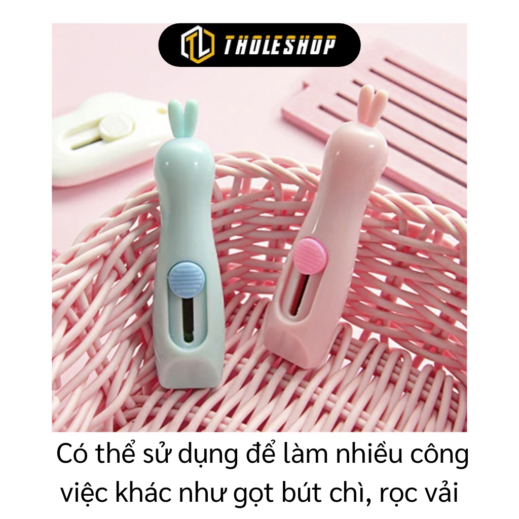 Dao Cắt Giấy - Dao Rọc Giấy, Gọt Bút Chì, Rọc Vải Mini Hình Tai Thỏ 9449