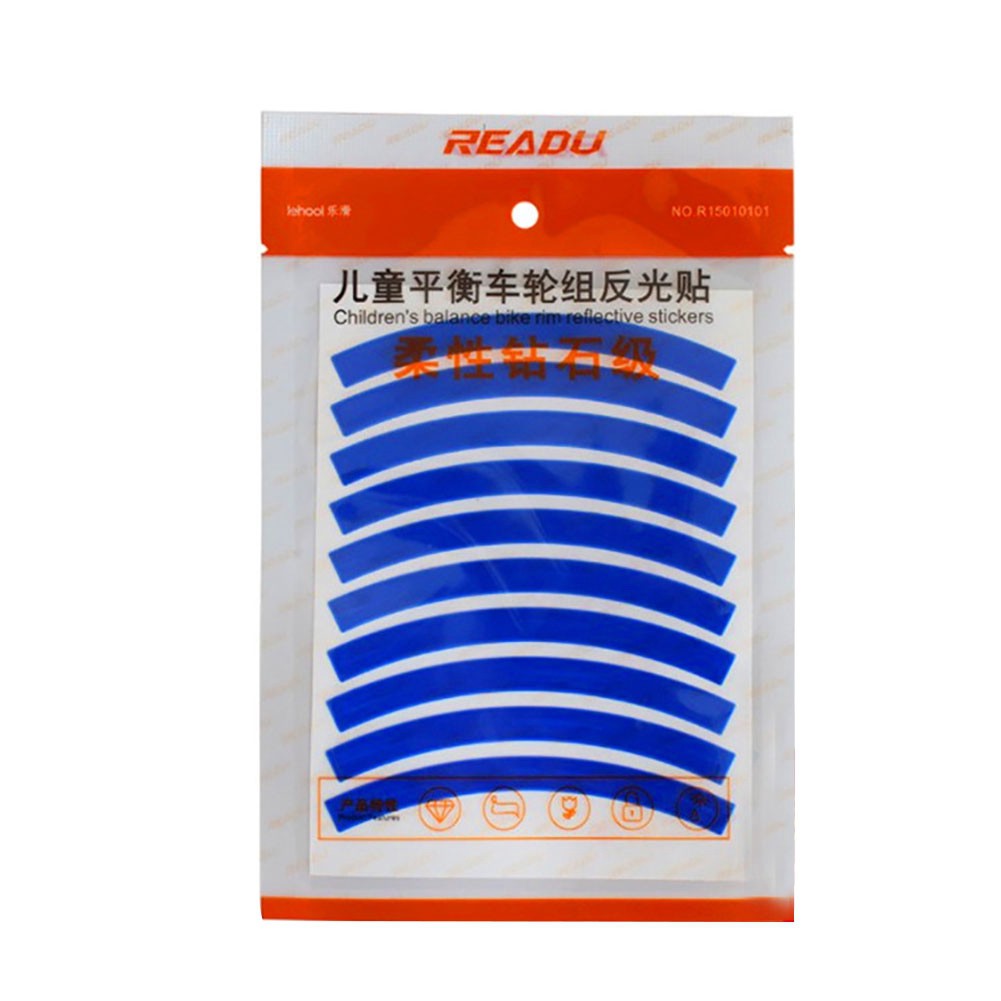 Bộ 10 miếng dán phản quang cho bánh xe đạp trẻ em
