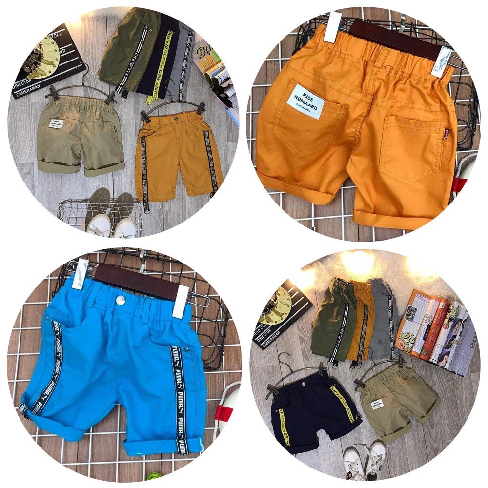 Quần Ngố Bé Trai  12-27kg Chất kaki
