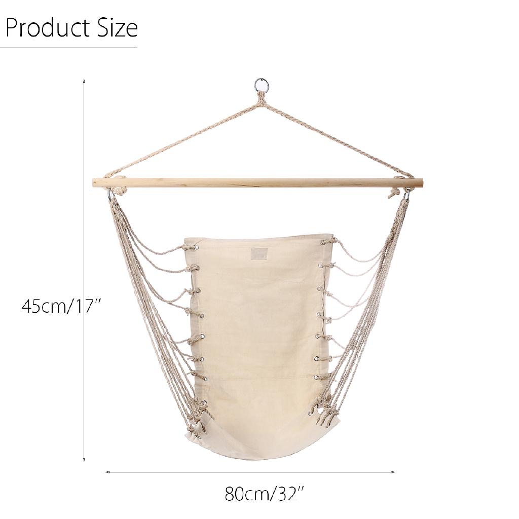 Top For Hanging Hammock Rope Chair Porch Air Swing Patio