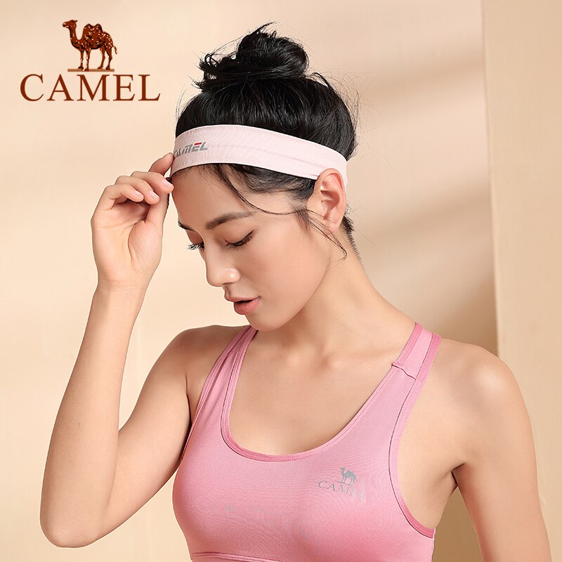 Băng đô Camel phong cách thể thao thấm hút mồ hôi co giãn tốt dành cho nam nữ