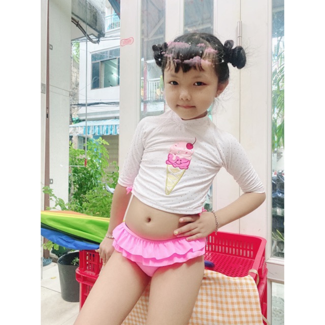 [NOW SHIP GIAO NHANH 1H] - Dứơi 15kg Váy bơi 2 mảnh siêu cute -hàng xuất -CAMLUU99