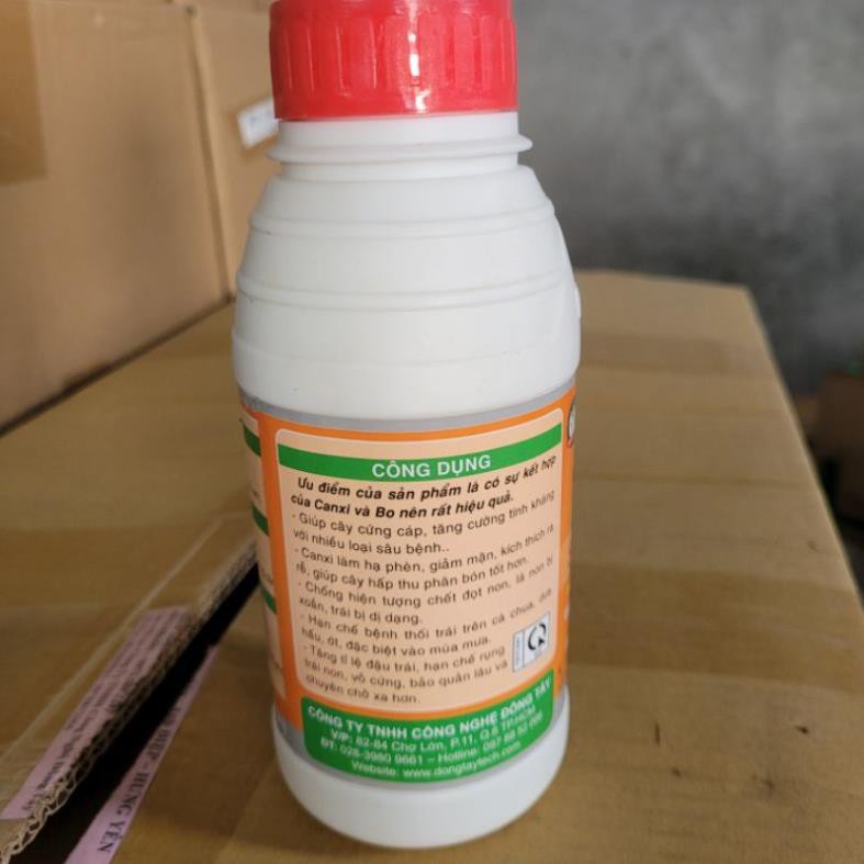 Siêu Đạm Canxi Bo 500ml đậu trái, chống rụng, trái non, cứng quả chống nứt trái, bóng trái, nuôi trái lớn