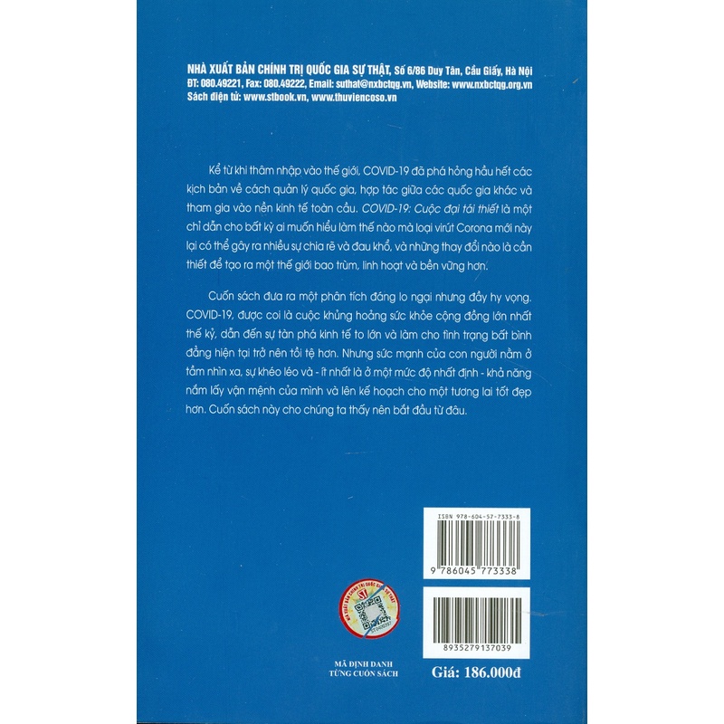 Sách - Covid-19: Cuộc Đại Tái Thiết